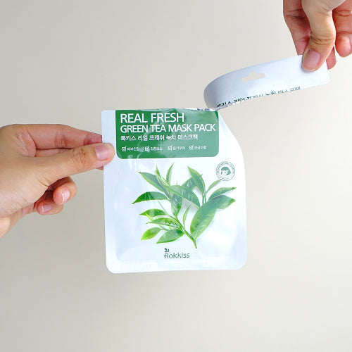 ROKKISS ROKKISS Real Fresh Green Tea Mask Pack (50 sheets)