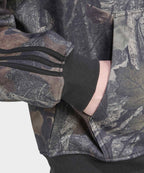 ADIDAS ADIDAS Hoodie Camouflage Zip-Up - Black