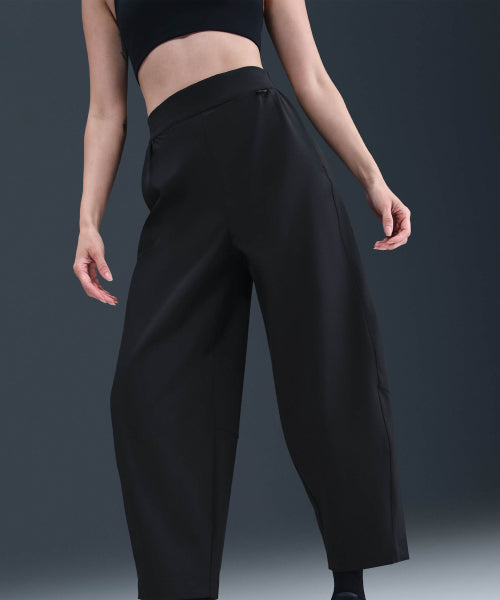 NIKE NIKE Pants High Waist Loose Barrel Leg Women - Black