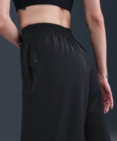 NIKE NIKE Pants High Waist Loose Barrel Leg Women - Black