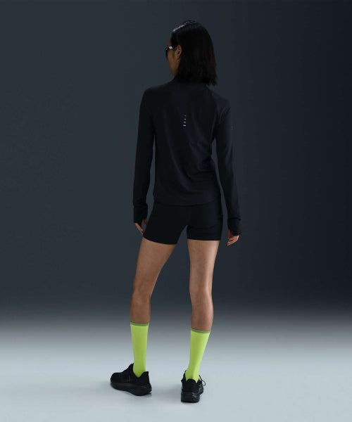 NIKE Nike Long Sleeve Running Top - Black