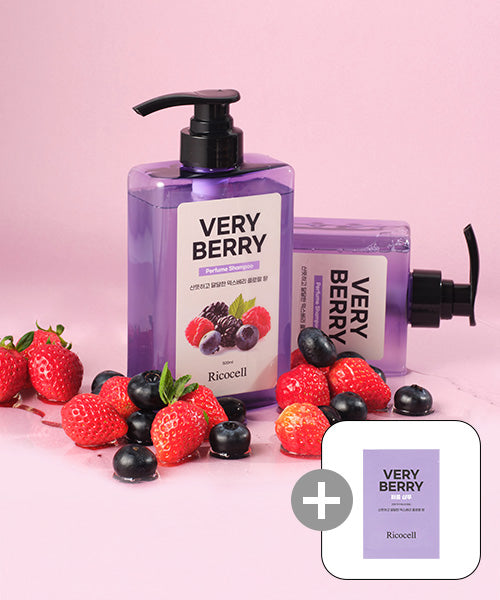 RICOCELL Ricocell Very Berry Perfume Shampoo + 10 Ricocell Very Berry Perfume Shampoo 10ml pouches