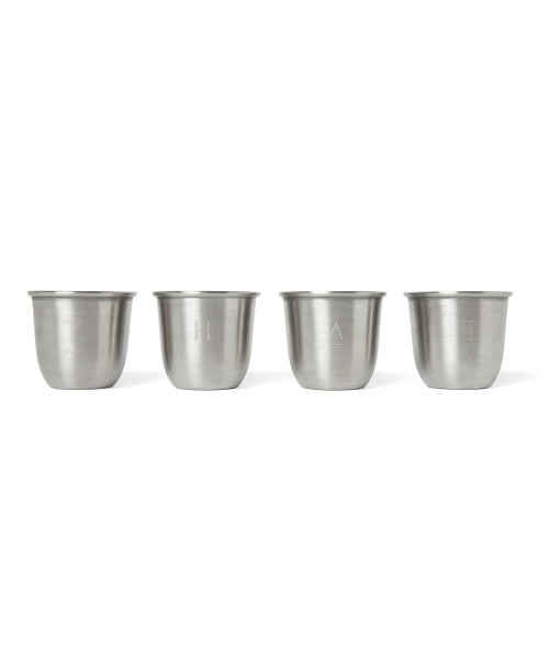 THISISNEVERTHAT THISISNEVERTHAT Portable Shot Cup Set Silver