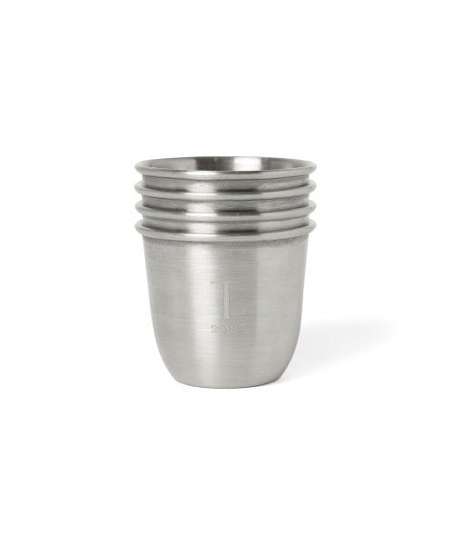 THISISNEVERTHAT THISISNEVERTHAT Portable Shot Cup Set Silver