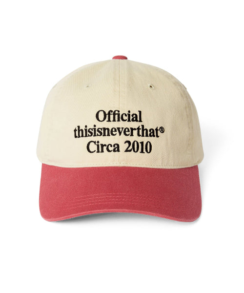 THISISNEVERTHAT THISISNEVERTHAT Times Cap Ivory/Pink