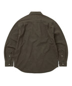 THISISNEVERTHAT THISISNEVERTHAT Washed Denim Shirt Brown