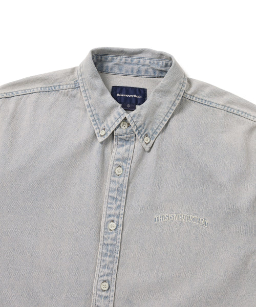 THISISNEVERTHAT THISISNEVERTHAT Washed Denim Shirt Lavender
