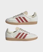 ADIDAS ADIDAS Samba OG Sneakers - Cream White: Red