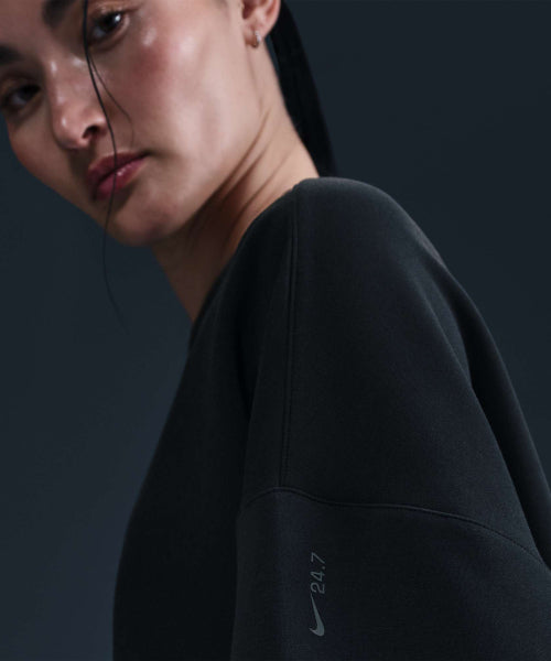 NIKE NIKE Sweatshirt Oversized Crew Neck Top W - Size