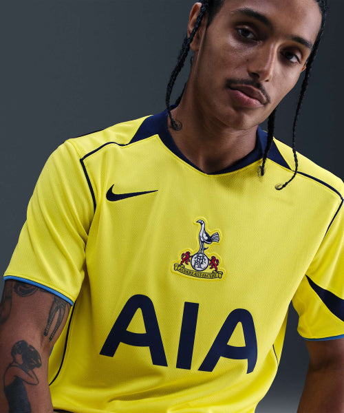 NIKE NIKE Soccer Jersey M - Dynamic Yellow:Blue Void:Pacific Blue