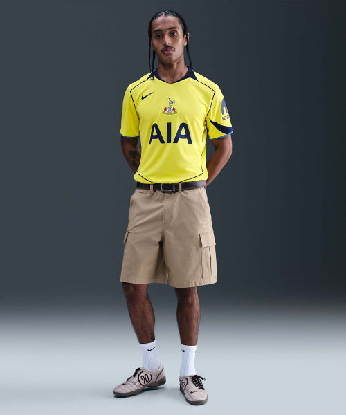 NIKE NIKE Soccer Jersey M - Dynamic Yellow:Blue Void:Pacific Blue