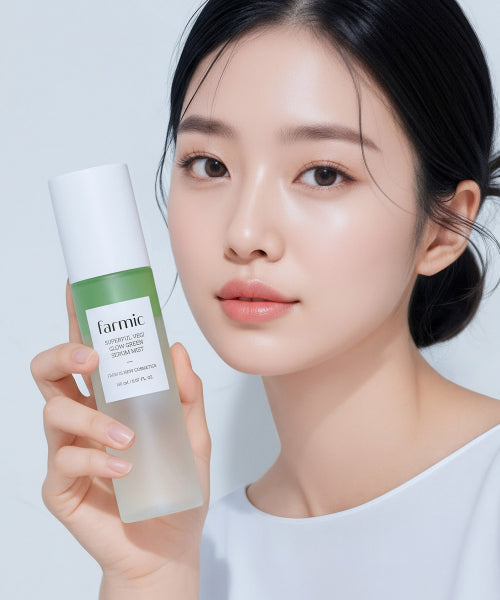 FARMIC FARMIC Superfull Veggie Glow Green Serum Mist 150ml + Green Water Essence Tone-up Sun Cream 50ml