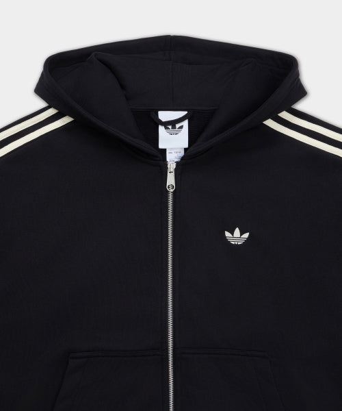 ADIDAS ADIDAS Hoodie Zip-up - Black: Cream White