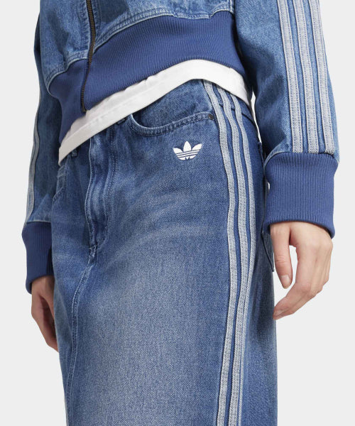 ADIDAS ADIDAS Denim Long Skirt - Indigo