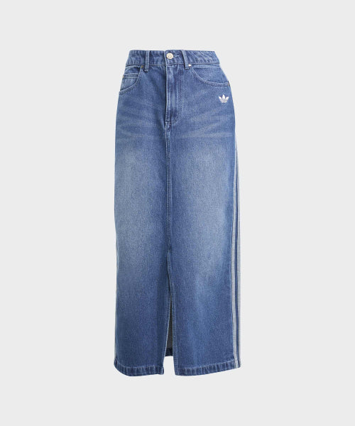 ADIDAS ADIDAS Denim Long Skirt - Indigo
