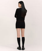 MUSINSA STANDARD WOMAN MUSINSA STANDARD WOMAN Women's Mini Boucle Knit Shorts [Black]