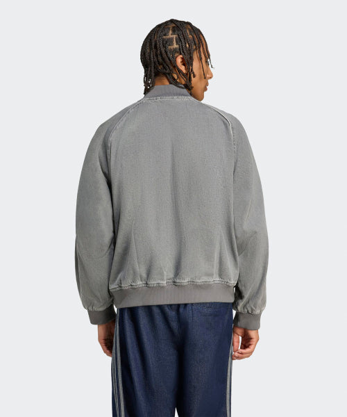 ADIDAS ADIDAS Superstar Loose Fit Denim Jacket - Charcoal