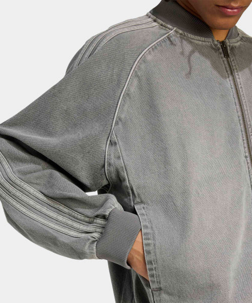 ADIDAS ADIDAS Superstar Loose Fit Denim Jacket - Charcoal