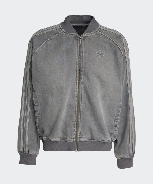 ADIDAS ADIDAS Superstar Loose Fit Denim Jacket - Charcoal