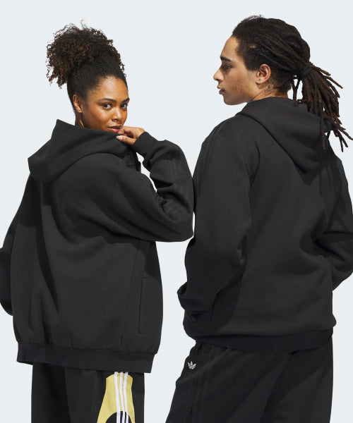 ADIDAS ADIDAS Skateboarding Fleece Jacket - Black:White