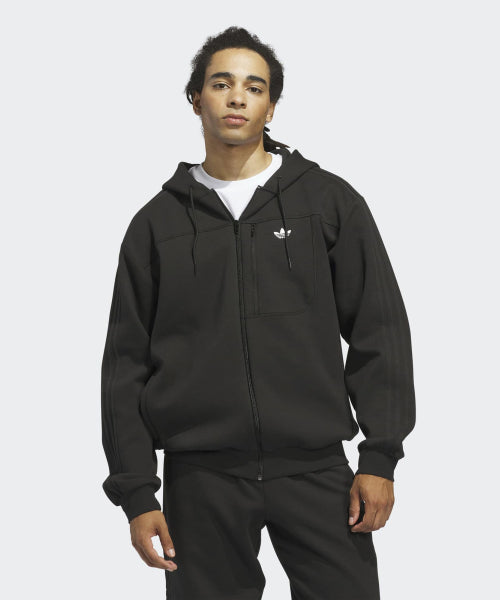 ADIDAS ADIDAS Skateboarding Fleece Jacket - Black:White