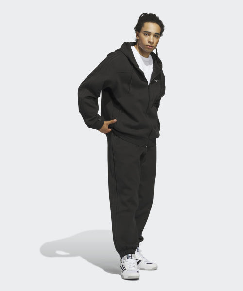 ADIDAS ADIDAS Skateboarding Fleece Jacket - Black:White
