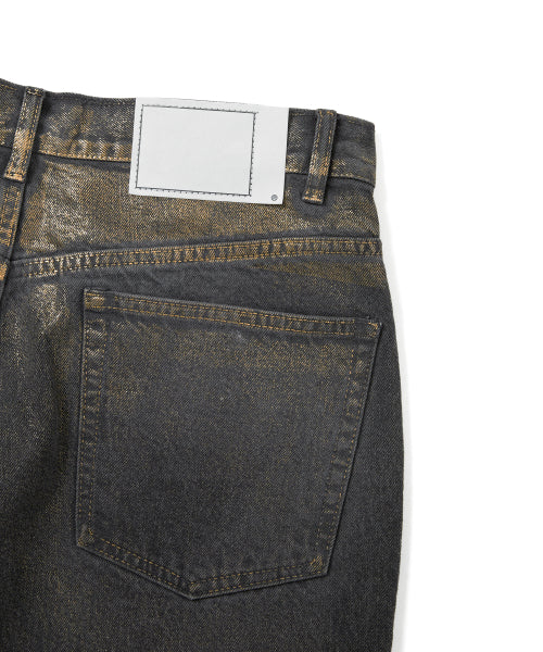 THISISNEVERTHAT THISISNEVERTHAT Metal Relaxed Jeans Gold