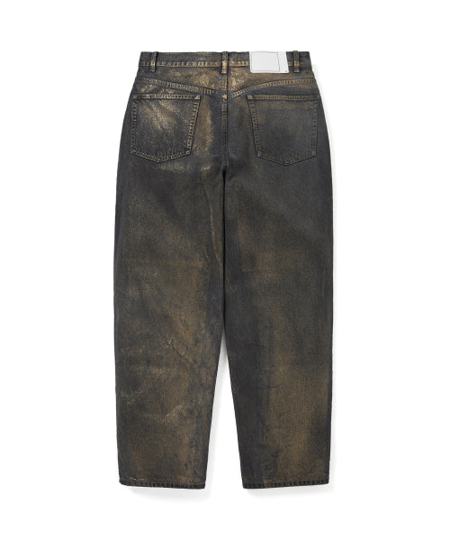 THISISNEVERTHAT THISISNEVERTHAT Metal Relaxed Jeans Gold