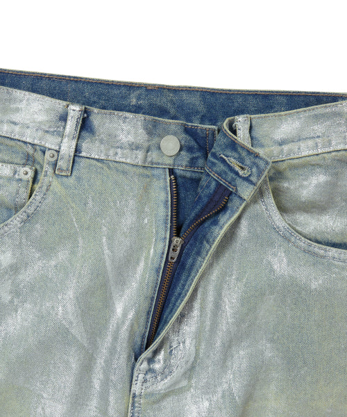 THISISNEVERTHAT THISISNEVERTHAT Metal Relaxed Jeans Silver