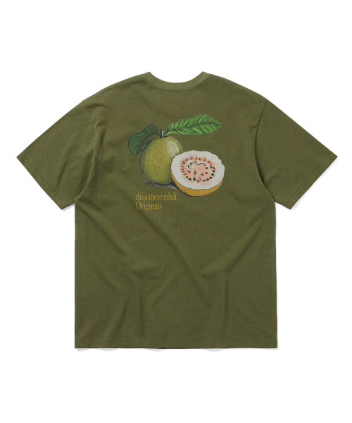 THISISNEVERTHAT THISISNEVERTHAT T-Shirt Guava Tee Moss Green