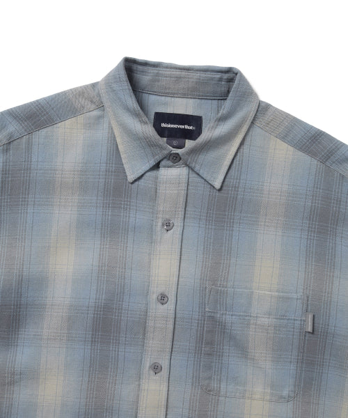 THISISNEVERTHAT THISISNEVERTHAT Nep Shadow Check Shirt Unisex