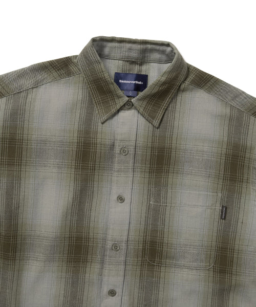 THISISNEVERTHAT THISISNEVERTHAT Nep Shadow Check Shirt Khaki