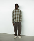 THISISNEVERTHAT THISISNEVERTHAT Nep Shadow Check Shirt Khaki