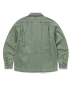 THISISNEVERTHAT THISISNEVERTHAT Washed Denim Zip Shirt Size