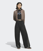 ADIDAS ADIDAS Cropped Track Top - Brown