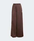 ADIDAS ADIDAS Satin Wide Leg Track Pants - Brown:Cream White