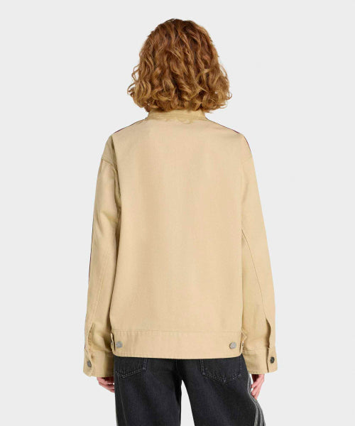 ADIDAS ADIDAS Twill Full Zip Jacket - Beige