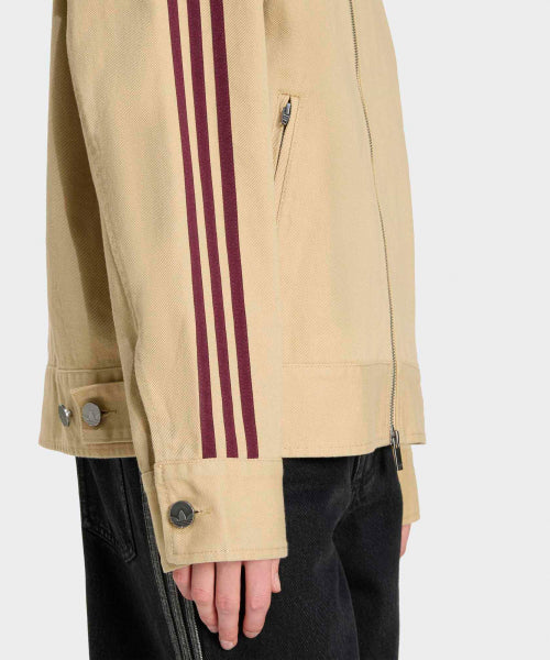 ADIDAS ADIDAS Twill Full Zip Jacket - Beige