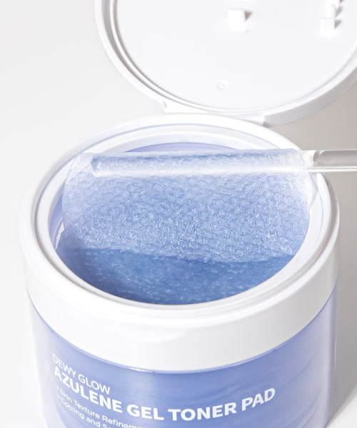 PONGDANG Dewey Glow Azulene Gel Toner Pad
