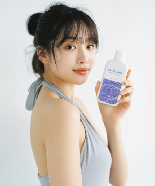 CURESHIELD EnjoySwim Ampoule Treatment Extremely Damaged Hair Swimming Pool Chlorine Removal 200ml