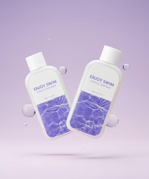 CURESHIELD EnjoySwim Ampoule Treatment Extremely Damaged Hair Swimming Pool Chlorine Removal 200ml