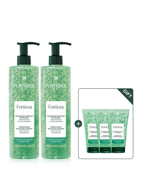 RENE FURTERER SET) Porticia Super Volume Shampoo 600ml Duo (+3 free 50ml)