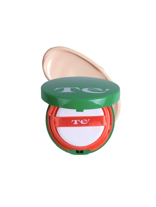 Teveryday SET: Light green sun cushion + white sun cream (for dry skin)