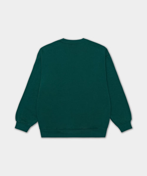 ADIDAS ADIDAS Oversized crew sweatshirt - green