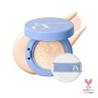 UNLEASHIA UNLEASHIA A by Enricia Hey Dew Blue Cushion 24N