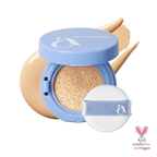 UNLEASHIA UNLEASHIA A by Enricia Hey Dew Blue Cushion 24N
