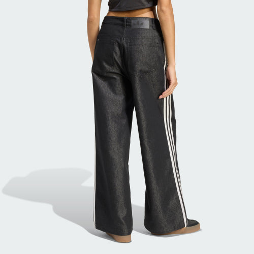 ADIDAS ADIDAS Adilenium 4 Shine Baggy Denim Pants - Black
