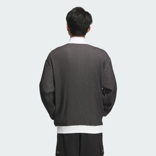 ADIDAS ADIDAS Knitwear Track Top - Black