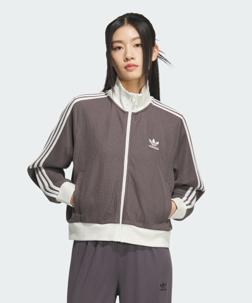 ADIDAS ADIDAS Knitwear Track Top - Charcoal
