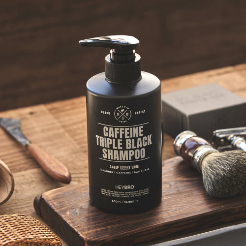 HEYBRO Caffeine Triple Black Shampoo 500ml (3 sets)